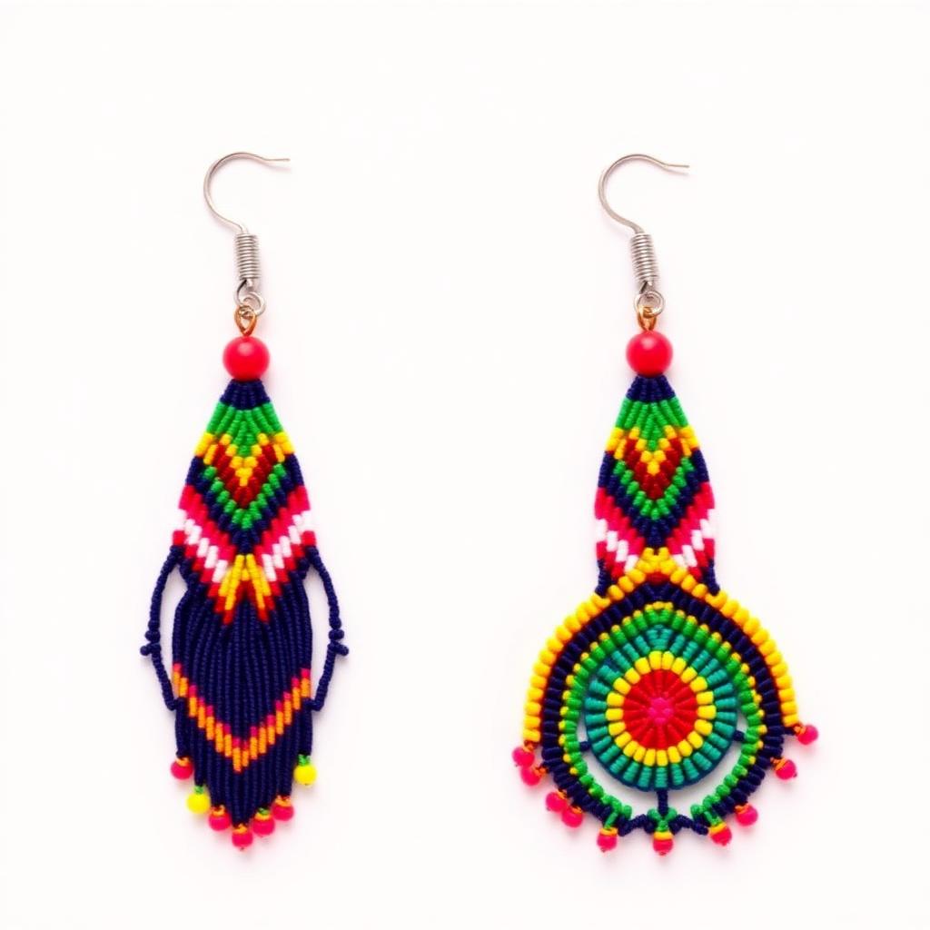 Aretes Maya Artesanales